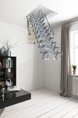 Чердачная лестница Aci Alluminium Elegant Fantozziscale Чердачная лестница Aci Alluminium Elegant Fantozziscale