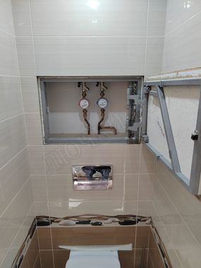 Люк под плитку Нажимной Железяка 1000*400 Люк под плитку Нажимной Железяка 1000*400