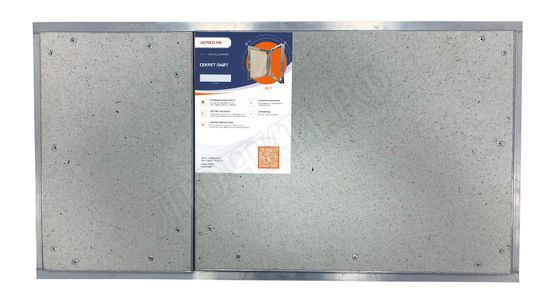 Люк под плитку Нажимной Секрет-Лайт 2 створки 1100*500 Люк под плитку Нажимной Секрет-Лайт 2 створки 1100*500