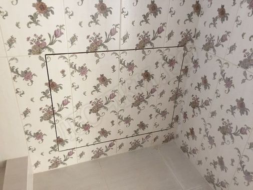 Люк под плитку Нажимной Железяка 1000*400 Люк под плитку Нажимной Железяка 1000*400