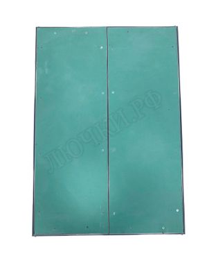 Люк под покраску Хаммер Гиппократ для установки в потолок, 2 створки, съёмная перегородка 950*1450 Люк под покраску Хаммер Гиппократ для установки в потолок, 2 створки, съёмная перегородка 950*1450