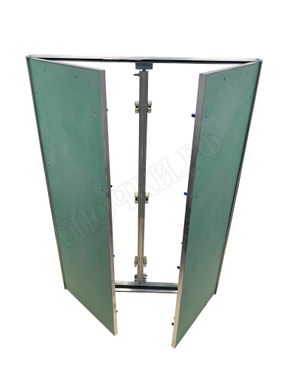 Люк под покраску Хаммер Гиппократ для установки в потолок, 2 створки, съёмная перегородка 950*1450 Люк под покраску Хаммер Гиппократ для установки в потолок, 2 створки, съёмная перегородка 950*1450