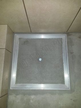 Напольный люк Невидимка Премиум Слим 200*200 Напольный люк Невидимка Премиум Слим 200*200