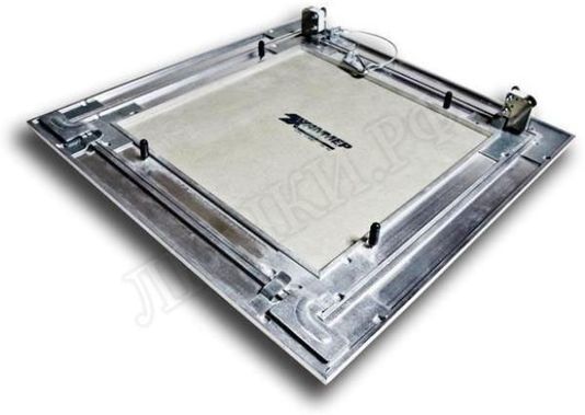 Люк под покраску Ультра для установки в потолок, 2 створки, съёмная перегородка 1200*450 (посадочный размер 1206*456) Люк под покраску Ультра для установки в потолок, 2 створки, съёмная перегородка 1200*450 (посадочный размер 1206*456)