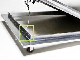 Люк под покраску Ультра для установки в потолок, 2 створки, съёмная перегородка 1200*450 (посадочный размер 1206*456) Люк под покраску Ультра для установки в потолок, 2 створки, съёмная перегородка 1200*450 (посадочный размер 1206*456)