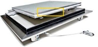 Люк под покраску Ультра для установки в потолок, 2 створки, съёмная перегородка 1200*450 (посадочный размер 1206*456) Люк под покраску Ультра для установки в потолок, 2 створки, съёмная перегородка 1200*450 (посадочный размер 1206*456)