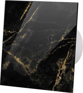 Вытяжной вентилятор airRoxy dRim, 125 S, глянцевое стекло, чёрно-золотой мрамор, 01-186 Вытяжной вентилятор airRoxy dRim, 125 S, глянцевое стекло, чёрно-золотой мрамор, 01-186